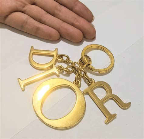 Dior Gold Keychain