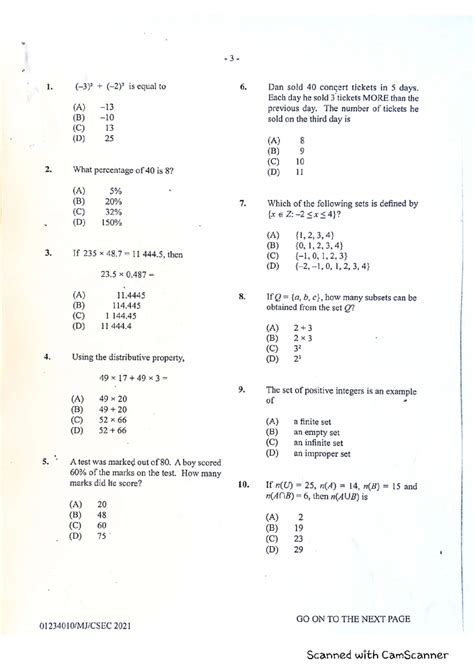 dipfa past exam papers