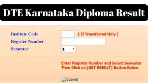 diploma result 2024 karnataka link