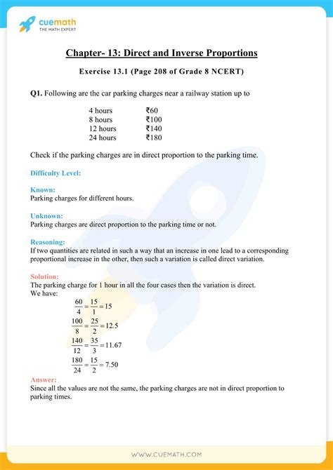 direct and inverse proportion class 8 solutions 13.2