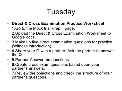 direct examination questions examples mock trial