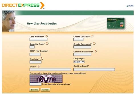Direct Express Card Zip Code