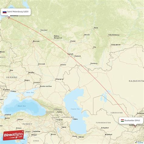 direct flights from dushanbe
