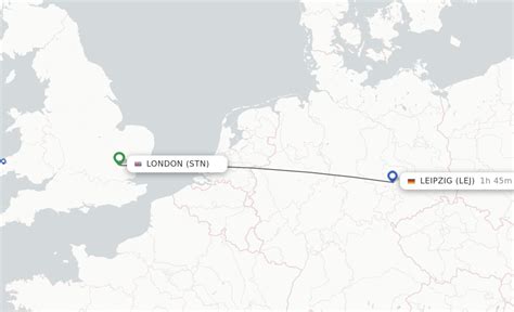 direct flights from london to leipzig