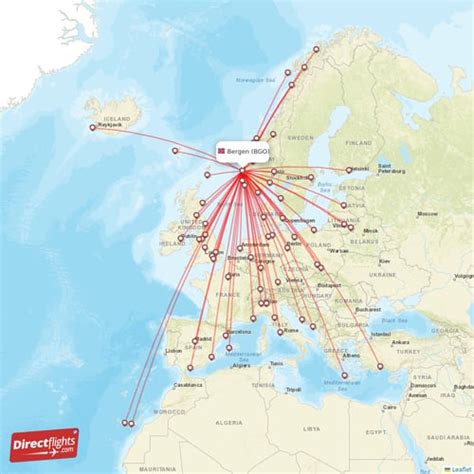 direct flights to bergen from uk airports