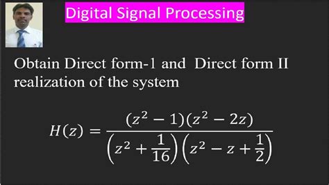 direct form 1 and 2 realization example