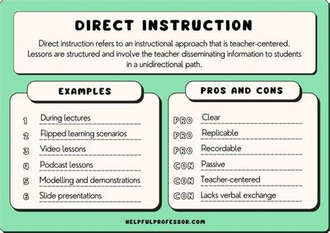 direct instruction techniques