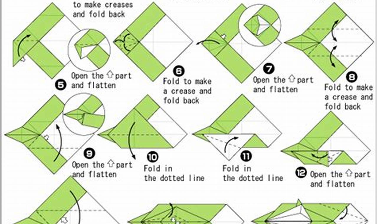 directions on how to make a origami dragon
