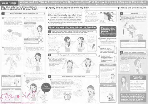 Directions Bleach Kit Instructions