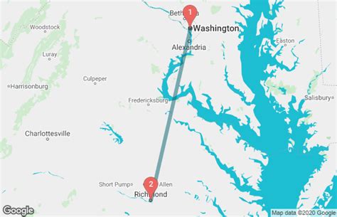 directions from dc to richmond