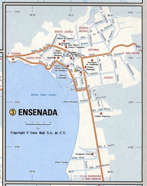 directions to ensenada mexico bajamar