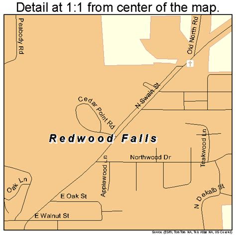 directions to redwood falls minnesota