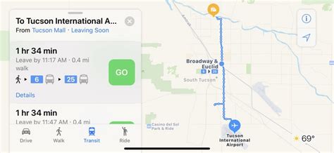 directions to tucson
