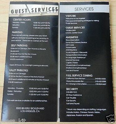 directory beverly center