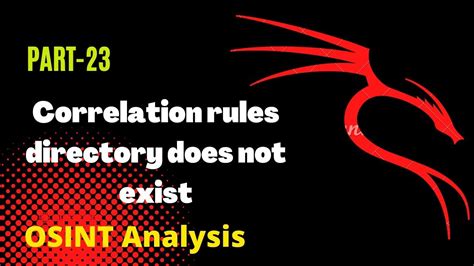 directory etc/ does not exist kali linux