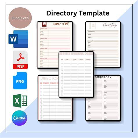 5+ Church Directory Templates Excel Templates