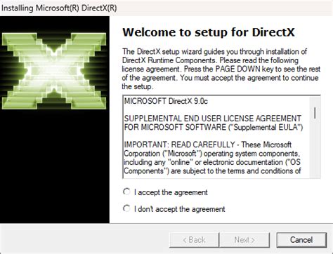 directx 9.0c redistributable