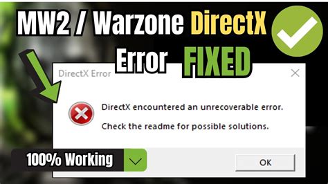 How to Fix COD WARZONE DirectX Encountered an Unrecoverable Error