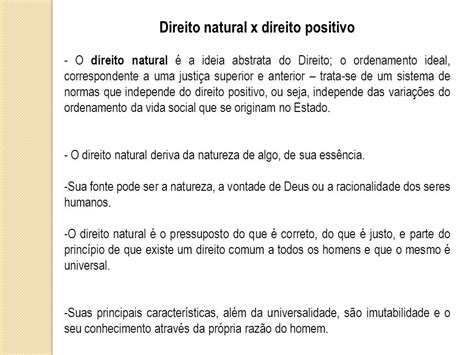 direito natural oq e