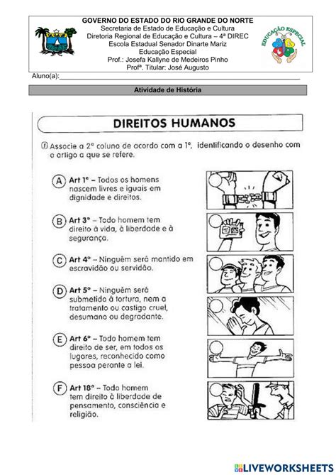 direitos humanos 4 ano