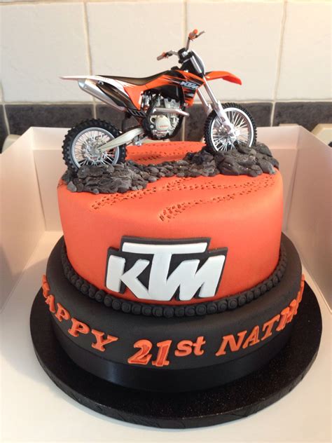 dirt bike birthday cake