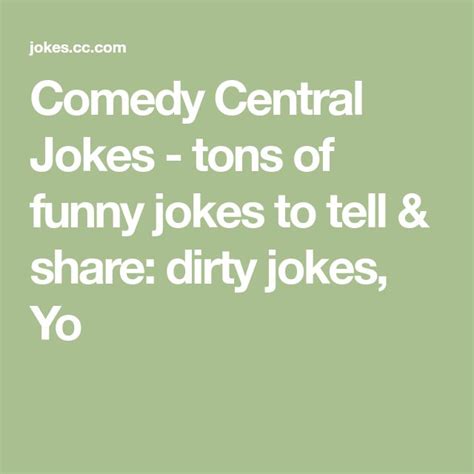 dirty jokes comedy central