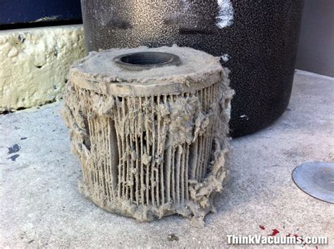Dirty Vacuum Filter