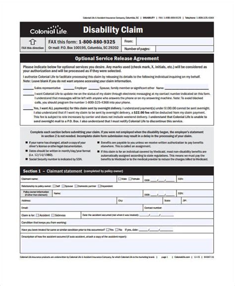 Disability Status Claim
