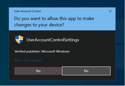 How to disable User Account Control (UAC) in Windows 10