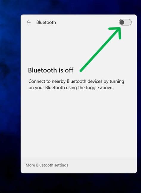 disable and re-enable bluetooth