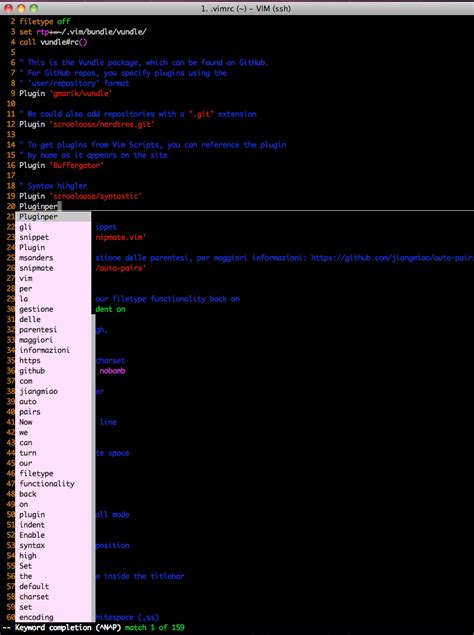 Disable Autocomplete In Vim