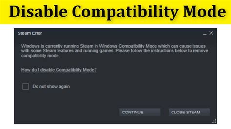 disable compatibility mode