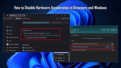 Disabling hardware acceleration in Chrome and Edge for streaming fixes