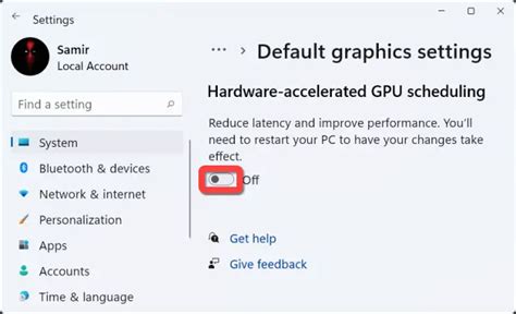 Disable Hardware-Accelerated Gpu Scheduling