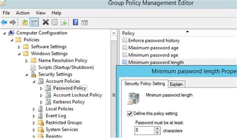 disable password complexity server 2022