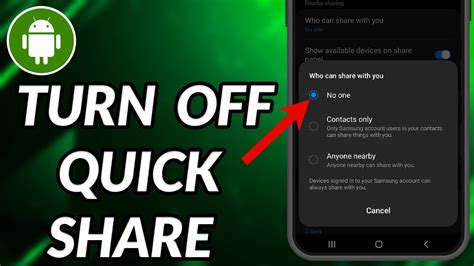 Disable Quick Connect On Android