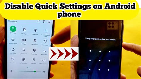 disable quick settings on lock screen android 12