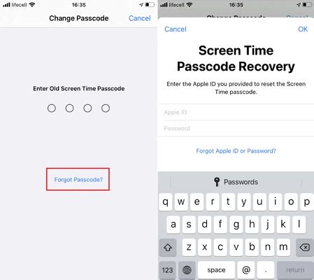 disable screen time passcode recovery