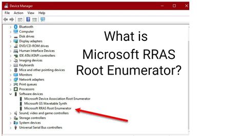 disable the microsoft rras root enumerator