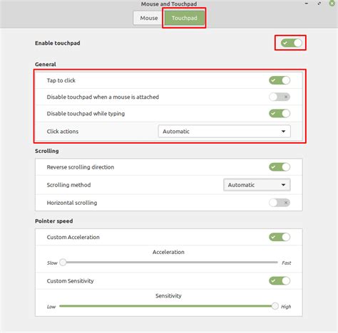 Disable Touch Screen Linux Mint