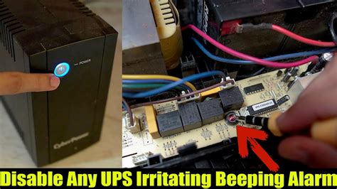 Disable Ups Alarm