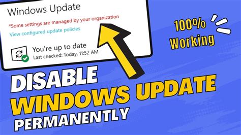 Disable Windows Updates