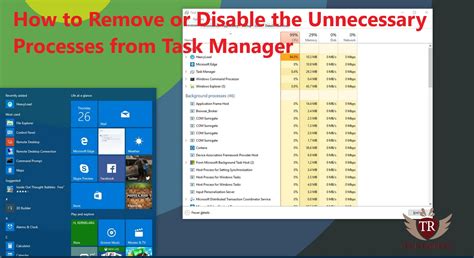 Disabling Unnecessary Processes and Programs