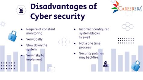 disadvantages of cyber security in points