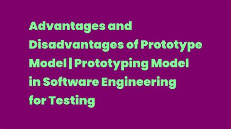 disadvantages of prototyping model in software engineering