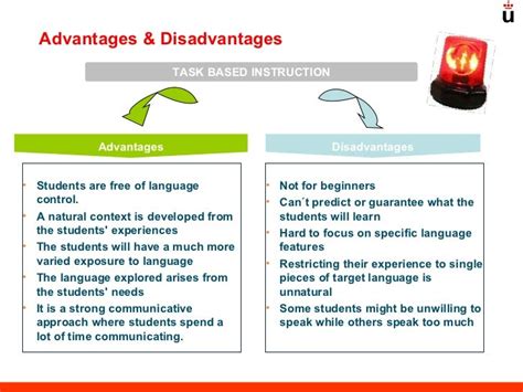 disadvantages of task based learning
