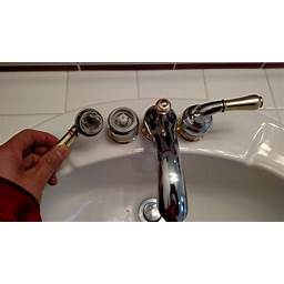 disassemble faucet handle
