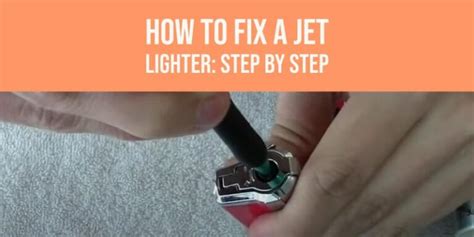 disassembling a jet lighter