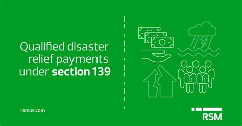 disaster relief payment taxable