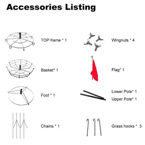 Disc Golf Catcher Dimensions